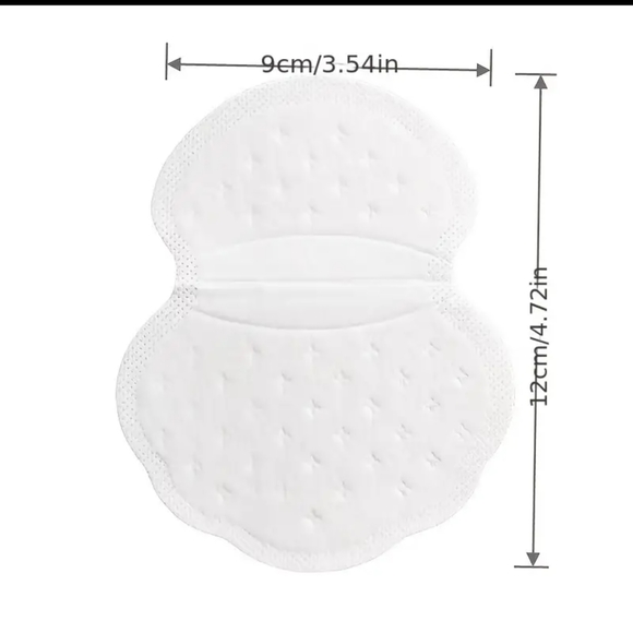 5/25 10pcs Armpit Sweat Absorbing Pads disposable Underarm Absorption Sweat Pads - Picture 5 of 8